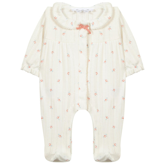 Antique Floral Footed Pajamas