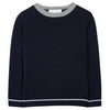 Marine Cashmere Pullover Sweater