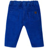 Fine Rib Corduroy Baby Pants - Cobalt
