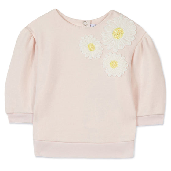 Daisy Applique Baby Sweatshirt