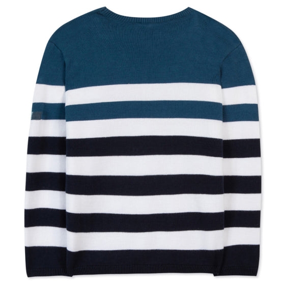 Seaside Striped Cotton Sweater