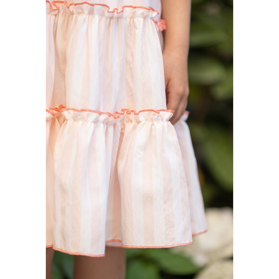 Peach Fuzz Summer Party Dress