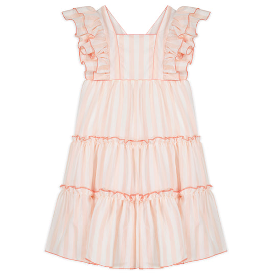 Peach Fuzz Summer Party Dress
