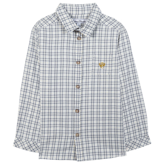 TARTINE ET CHOCOLAT Button-Down Plaid Shirt