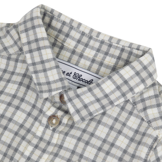 Button-Down Plaid Baby Shirt