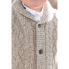 Shawl Collar Cableknit Baby Cardigan