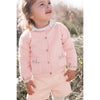 Pocket Petals Baby Cardigan - Pink