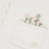 Pocket Petals Baby Cardigan - White