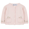 Pocket Petals Baby Cardigan - Pink