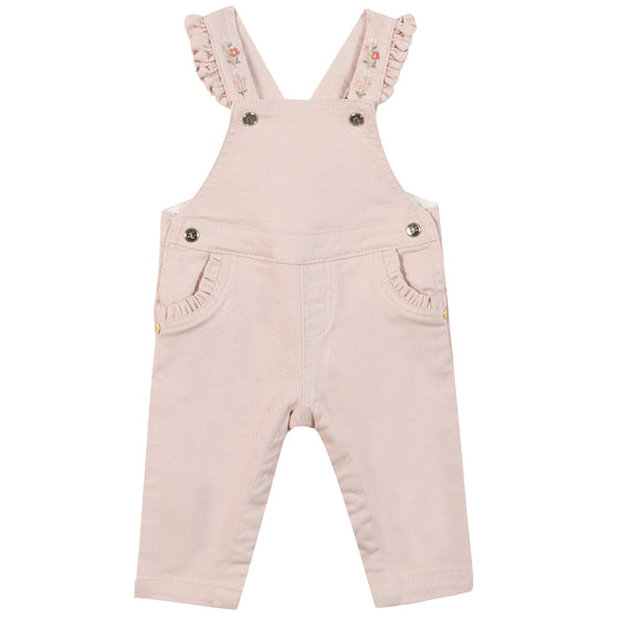 Pale Rose Baby Overalls