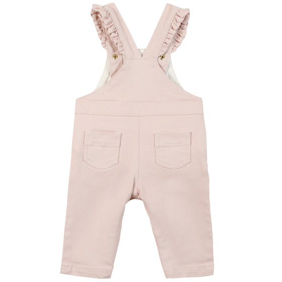 Pale Rose Baby Overalls