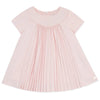 Pale Pink Pleated Baby Dress