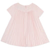 Pale Pink Pleated Baby Dress