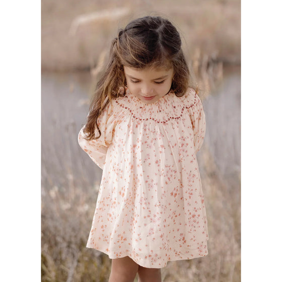 Powder Pink Floral Baby Dress