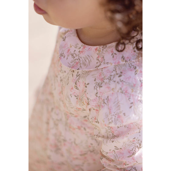 Peter Pan Collar Floral Baby Dress