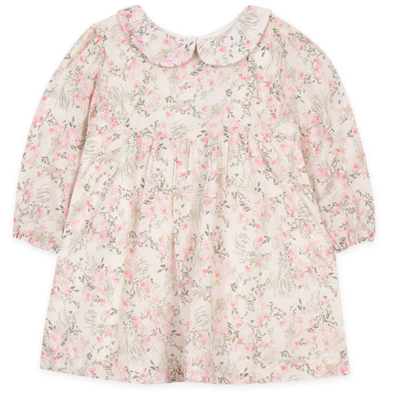 Peter Pan Collar Floral Baby Dress