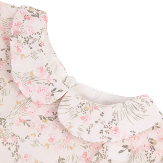 Peter Pan Collar Floral Baby Dress