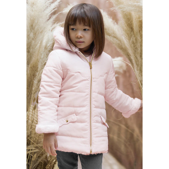 Reversible Faux Fur Winter Coat