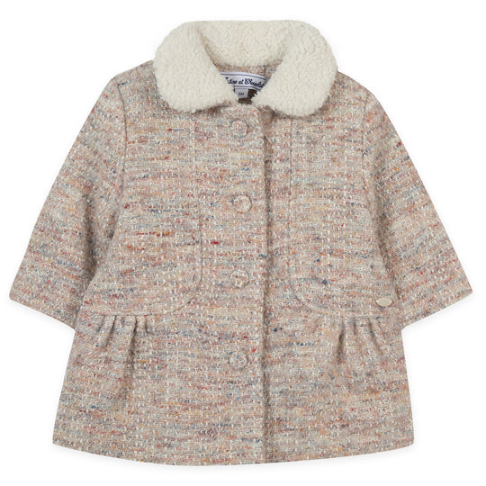 TARTINE ET CHOCOLAT Collared Baby Pea Coat