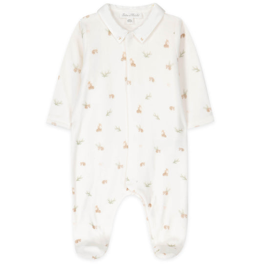 TARTINE ET CHOCOLAT Speckled Fox Baby Pajamas