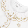 Golden Lace Baby Pajamas