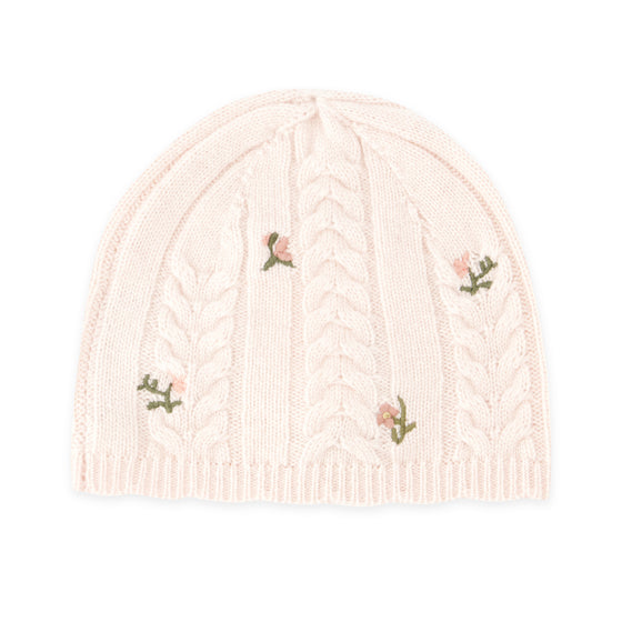 Petal Embroidered Baby Hat