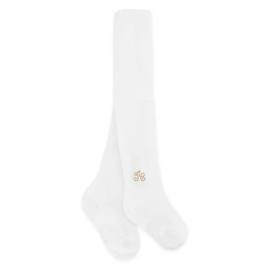 TARTINE ET CHOCOLAT Classic TC Sparkle Tights - Mother of Pearl