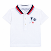 TARTINE ET CHOCOLAT Badminton Baby Polo - Blanc