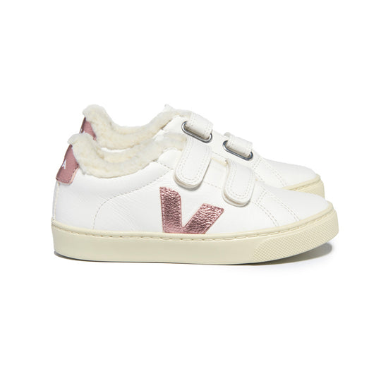 VEJA Esplar Winter Fleece Sneakers - Pearl Pink