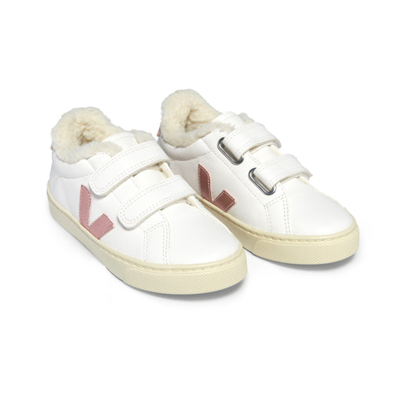 Esplar Winter Fleece Sneakers - Pearl Pink