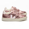 VEJA V-12 Chromefree Leather Sneakers - Pearl Rose