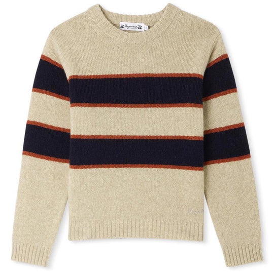BONPOINT Branco Striped Sweater