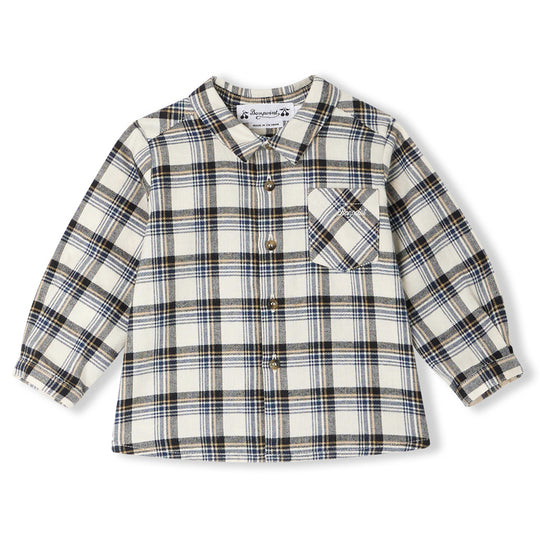 BONPOINT Gillo Plaid Baby Shirt