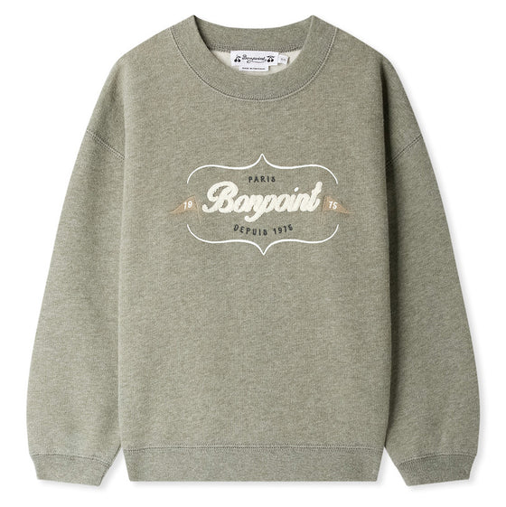 BONPOINT Tonino Swearshirt - Vert De Gris