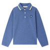BONPOINT Jerry Knit Polo - Bleu Gris