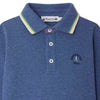 BONPOINT Jerry Knit Polo - Bleu Gris