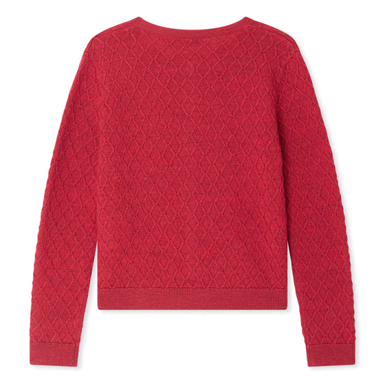 BONPOINT Garancie Cardigan - Cerise