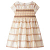 BONPOINT Duchesse Party Dress - Carreaux Ecru