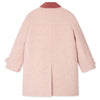 BONPOINT Jaida Velvet Collar Pea Coat - Delicate Pink