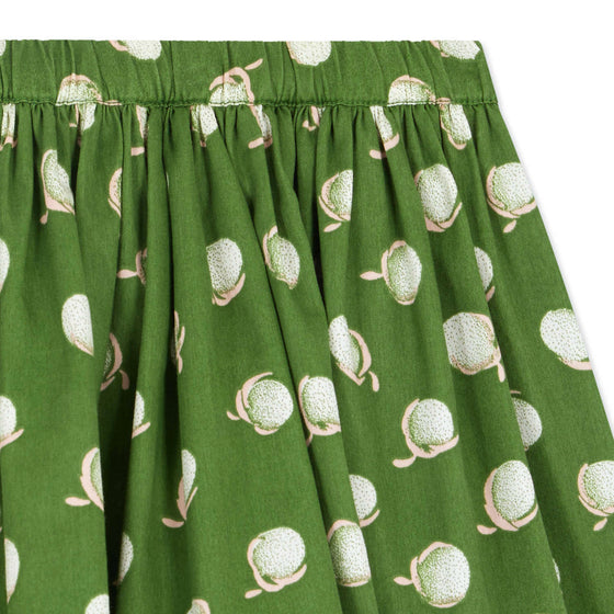 BONPOINT Suzon Printed Skirt - Grass