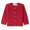BONPOINT Jarancia Baby Cardigan - Cerise