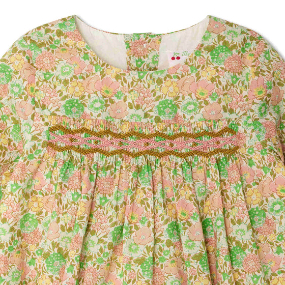 BONPOINT Felicie Dress - Rose Pale