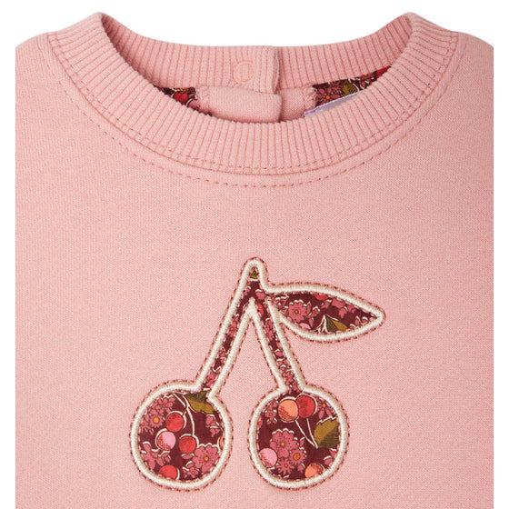 BONPOINT Dahlia Soft Baby Set - PInk Rose