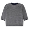 BONPOINT Teotim Baby Cardigan - Grey Melange