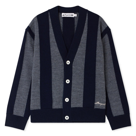 BONPOINT Mandel Cardigan - Navy Stripe