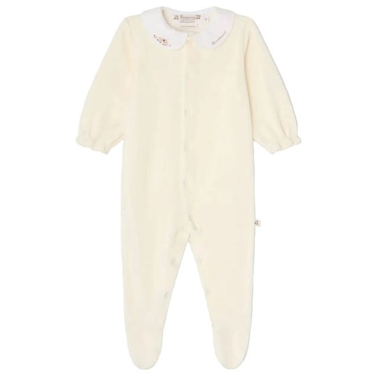 BONPOINT Tintina Sheep Friends Pajamas - Blanc Lait