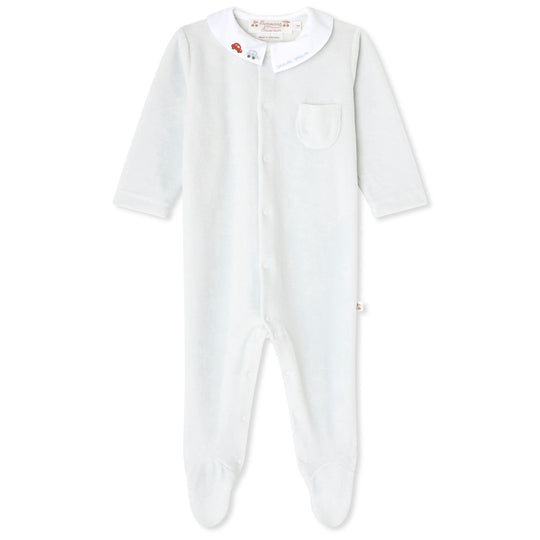 BONPOINT Tilouan Choo-Choo Pajamas - Ciel
