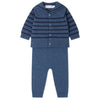 BONPOINT Laslo Knit Outfit - Denim Blue