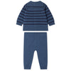 BONPOINT Laslo Knit Outfit - Denim Blue