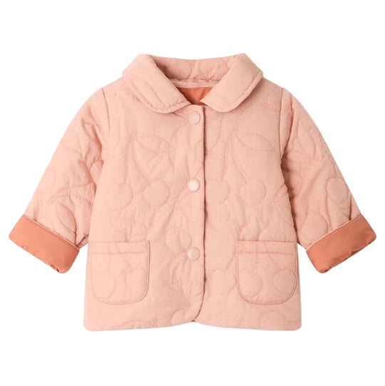 BONPOINT Juno Reversible Baby Jacket - Rose The